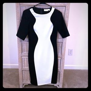 Black and White Cocktail Dress